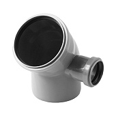 Отвод с выходом правый Pro Aqua Comfort D 110x50/45 PP