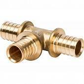 Тройник STOUT равнопроходный 32x32x32 для труб из сшитого полиэтилена аксиальный