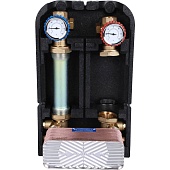 Насосная группа STOUT SDG-0038 с теплообменником 34 пластины, без насоса в теплоизоляции