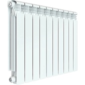 Радиатор алюминиевый RIFAR ALUM VENTIL 500 VL 10 секции нижнее левое подключение (белый RAL 9016)