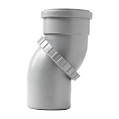 Отвод поворотный универсальный Pro Aqua Comfort D 110 PP