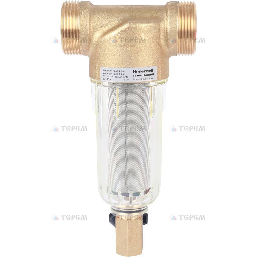 Honeywell (Resideo Braukmann) FF06-1\"AA на холодную воду, 100 мкм, 1 ...