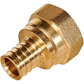 Переходник с накидной гайкой ROMMER 16xG 1/2 для труб из сшитого полиэтилена аксиальный