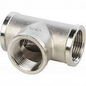 Тройник STOUT ВВ никелированный 3/4
