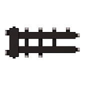 Коллектор отопления с гидроразделителем Warme WKD.R.85.К (Дублер компакт) на 2+1+1 контуров потребителей (до 85кВт)