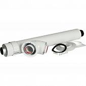 Дымоход коаксиальный STOUT для прохода через стену (совместимый с Protherm Рысь,Ягуар) D 60/100