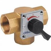 Кран шаровой Cimberio трехходовой смесительный 683 1/2 полнопроходной с ручн. управлением PN16 ВВВ