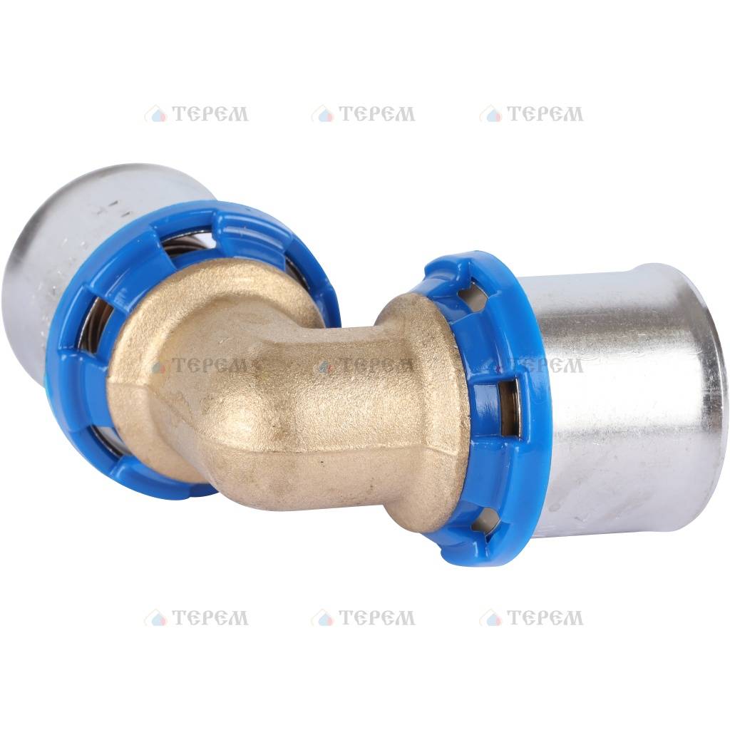 APE Угольник 90° 26х26 для металлопластиковых труб прессовой – купить в ...