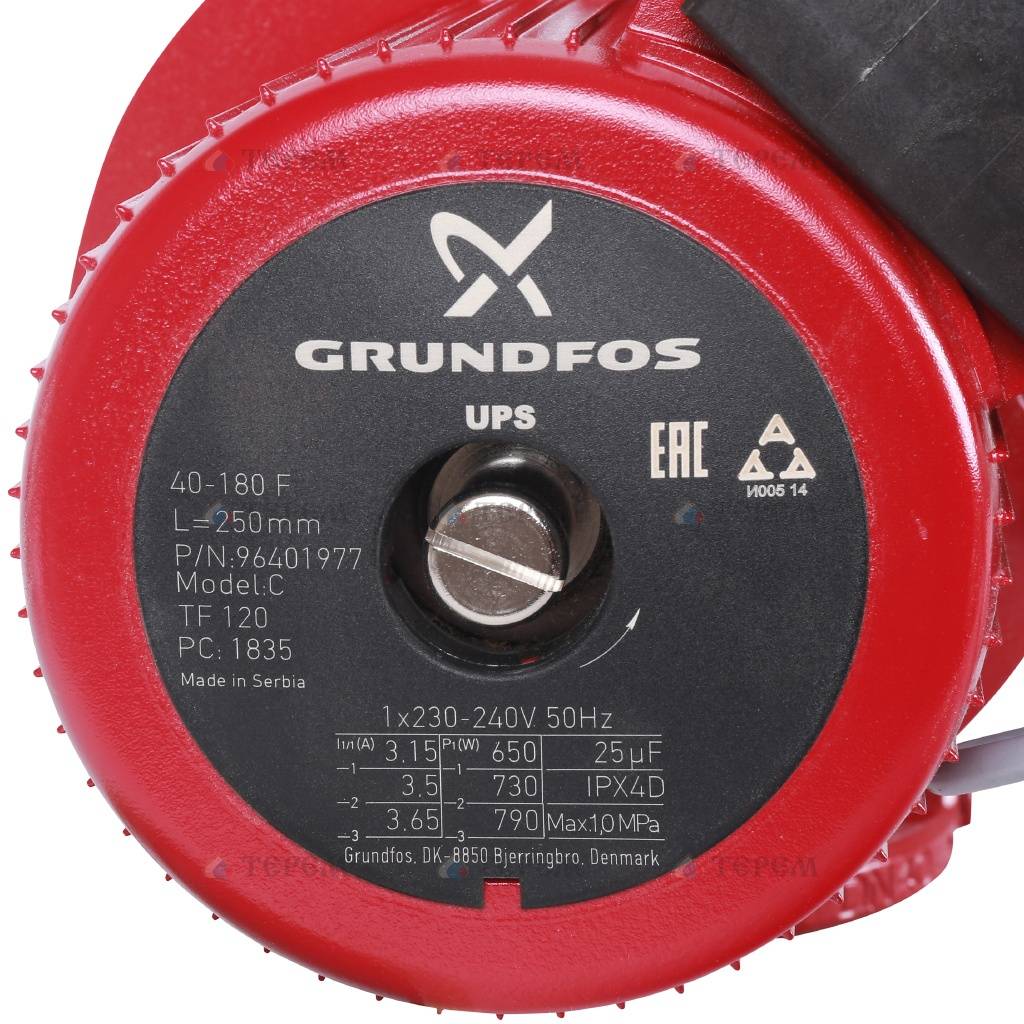 Grundfos Насос UPS 40-180 F 220 В – купить в Москве в интернет-магазине ...