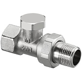 Вентиль на обратную подводку OVENTROP Combi 2 Ду20, 3/4 , PN10, из латуни, проходной, никелир. 