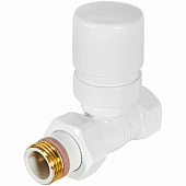 Клапан термостатический STOUT Design белый, прямой 1/2