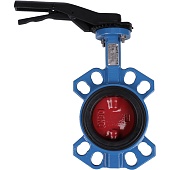 *VPI4448-02EP0080 Tecofi Затвор дисковый поворотный межфланцевый Tecfly с ручкой, корпус и диск ковкий чугун, манжета EPDM, PN16, DN 80