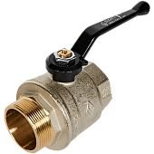 Кран шаровой BUGATTI Oregon (ручка-рычаг алюминий) внут-нар резьба 2