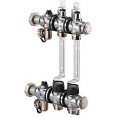 Группа коллекторная Oventrop Multidis SF 3 со встроенными регулирующими вставками на 3 контура