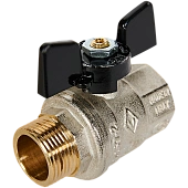 Кран шаровой BUGATTI Oregon (ручка-бабочка) внут-нар резьба 3/4