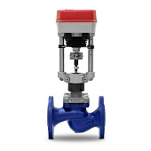 Клапан двухходовой регулирующий КПСР 2.17-100-160-1.4005-СЧ-1,6-1-150-У