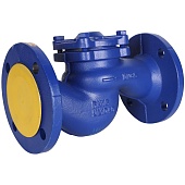 Клапан обратный подъемный ZETKAMA 287A Ду65 Ру16 фланцевый из чугуна