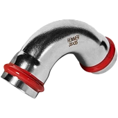 Угольник ROMMER 90°-ВПр, 35, из нержавеющей стали прессовой