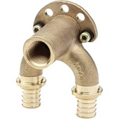 Проточный настенный угольник РЕХАУ RAUTITAN 16/16-Rp 1/2 длинный RX+ для труб из сшитого полиэтилена 14562701001