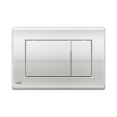 Кнопка управления AlcaPlast для скрытых систем инсталляции хром глянцевый M271