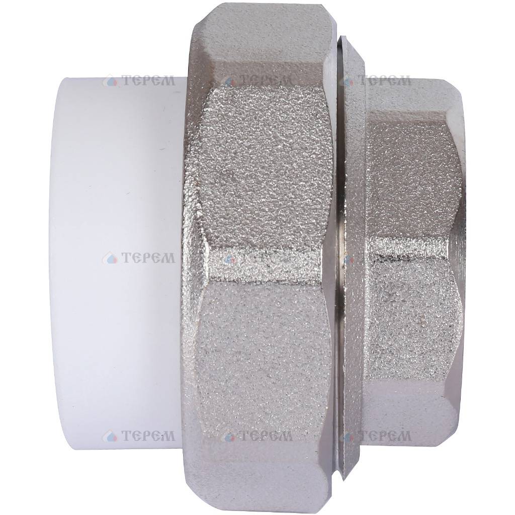 Политэк 32х1 Муфта разъемная с внутренней резьбой для полипропиленовых ...