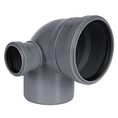 Политэк  Отвод 110х90 с выходом 50 левый