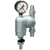 Фильтр с поворотным соединением FAR 1/2 НР-НР, сетка 100 мкм с манометром