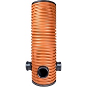 Колодец дренажный с тремя выходами Pro Aqua PRODREN ID 400x110 SN8 1м