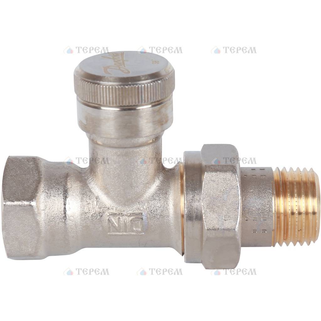 Клапан запорный радиаторный угловой rlv 15 danfoss. Danfoss клапан запорный прям. Клапан запорный прямой никелированный. 003l0144 ф. Клапан запорный прямой никелированный.
