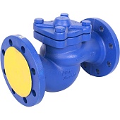 Клапан обратный подъемный ZETKAMA 287A Ду80 Ру16 фланцевый из чугуна