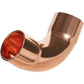 Отвод JINTIAN 90° ВП-ВП 15 из меди под пайку JT-15002A15