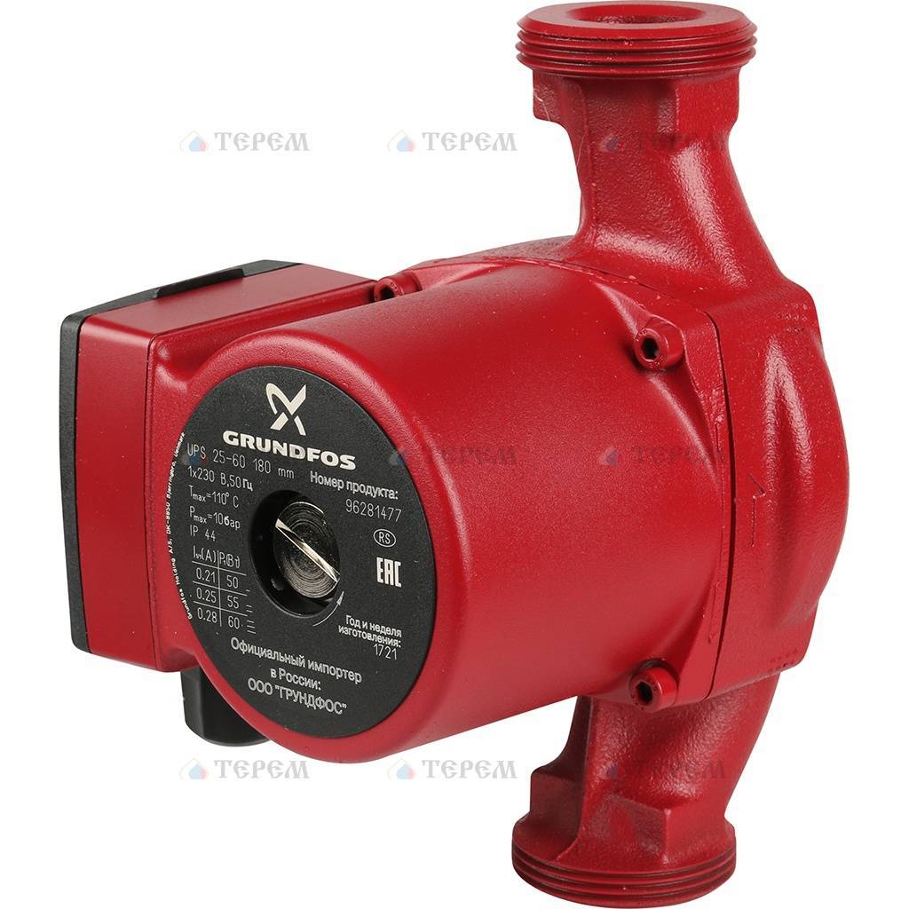 Grundfos Насос UPS 25-60 1х230 В – купить в Москве в интернет-магазине ...