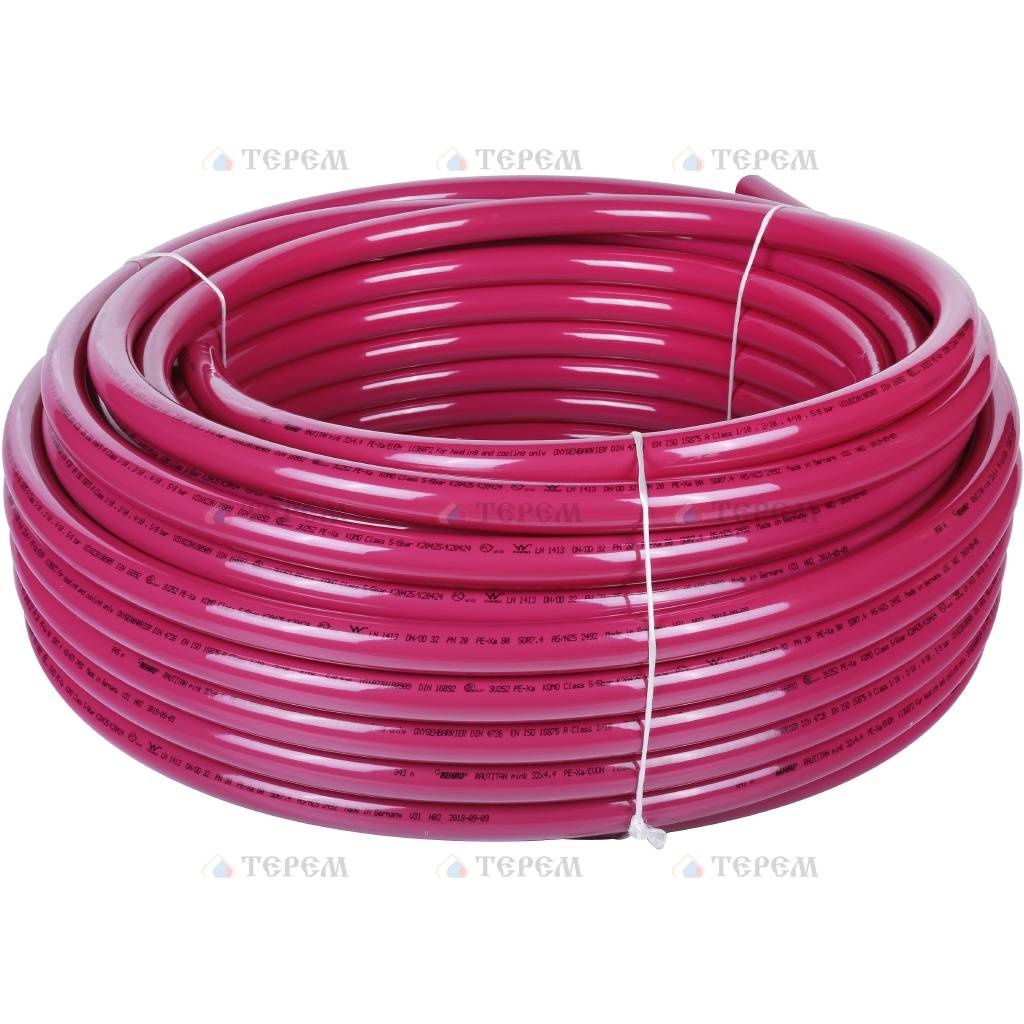 REHAU RAUTITAN Трубы RAUTITAN pink труба отопительная 32х4,4 мм, бухта ...