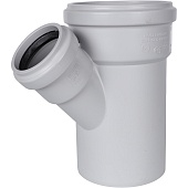 Тройник канализационный бесшумный STOUT D 110 x 58 / 45°