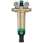  FK76-11/4H Фильтр тонкой очистки с обратной промывкой и регулятором DN32 (1 1/4) 100мк до 70С ХК FK76-11/4H