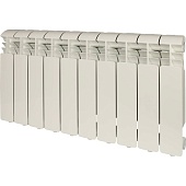 Радиатор алюминиевый Global ISEO 350 10 секций боковое подключение (белый RAL 9010)