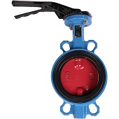 Затвор поворотно-дисковый Tecofi VPI4448 DN 125 PN 16 межфланцевый с ручкой из чугуна EPDM