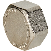 Заглушка STOUT ВР никелированная 3/4