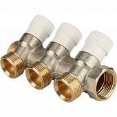 Коллектор распределительный STOUT 3/4, 3 отвода 3/4 ЕК