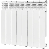 Радиатор алюминиевый ROMMER Profi 500 8 секции (AL500-80-80-100) (RAL9016)