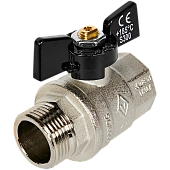 Кран шаровой BUGATTI Oregon (ручка-бабочка) внут-нар резьба 1