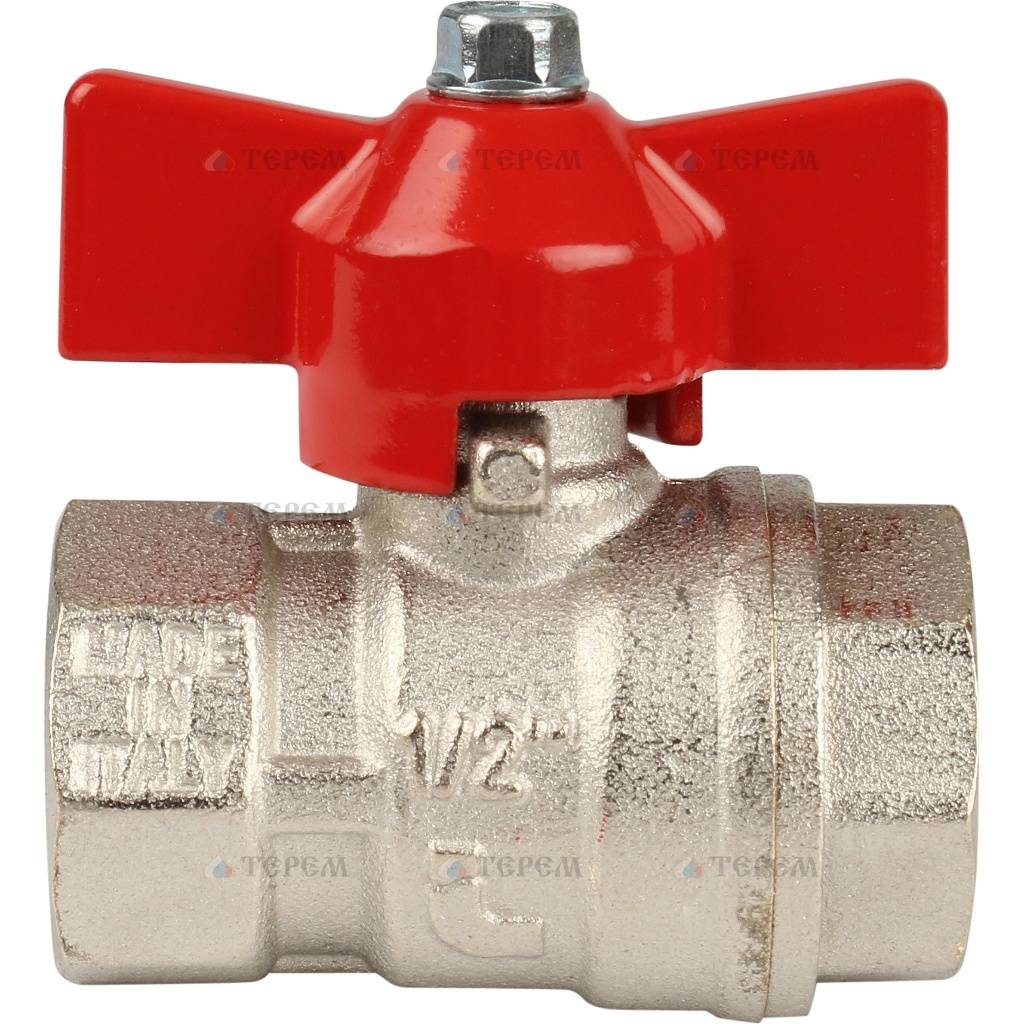 Itap IDEAL 092 1/2 Кран шаровой муфтовый полнопроходной (бабочка ...