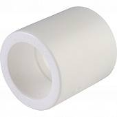 Муфта для полипропиленовых труб под сварку (цвет белый) Политэк d=25