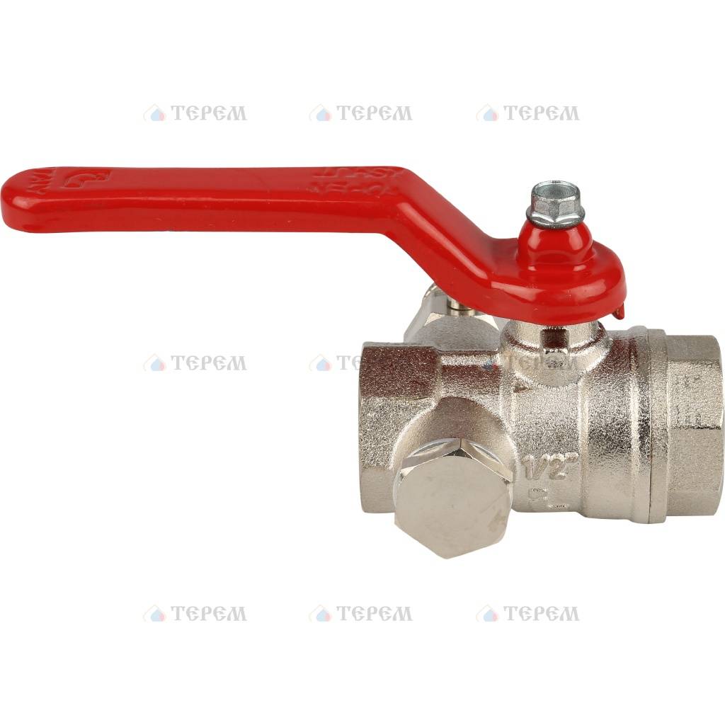 Itap 115 1/2 Кран шаровой муфтовый полнопроходной со спускным ...