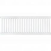 КЗТО РС 1-500-22 1/2 Радиатор стальной трубчатый RAL9016 (кронштейн в комплекте 4 шт.)