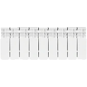 Радиатор биметаллический STOUT TITAN 200 9 секций боковое подключение (белый RAL 9016)
