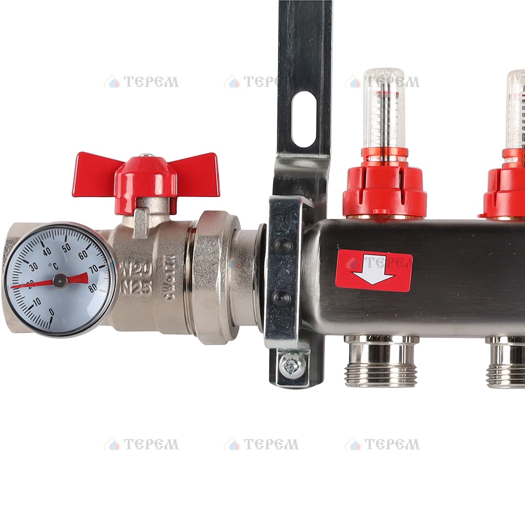 Распределительный коллектор 5 контуров стоут. Коллекторная группа tim на 5 контуров, арт kcs5005. Коллекторная группа kcs5002. Коллектор rommer с расходомерами. Коллектор стоут 3/4 с расходомерами.