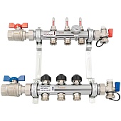 Комплект коллекторов с шаровыми кранами РЕХАУ HKV-D 3 контура