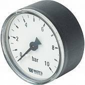 Манометр аксиальный WATTS 50мм 1/4 давление 10 бар