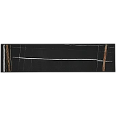 Отопительная панель STOUT BLACK STONE SCT 120*30 черный гранит / черный корпус